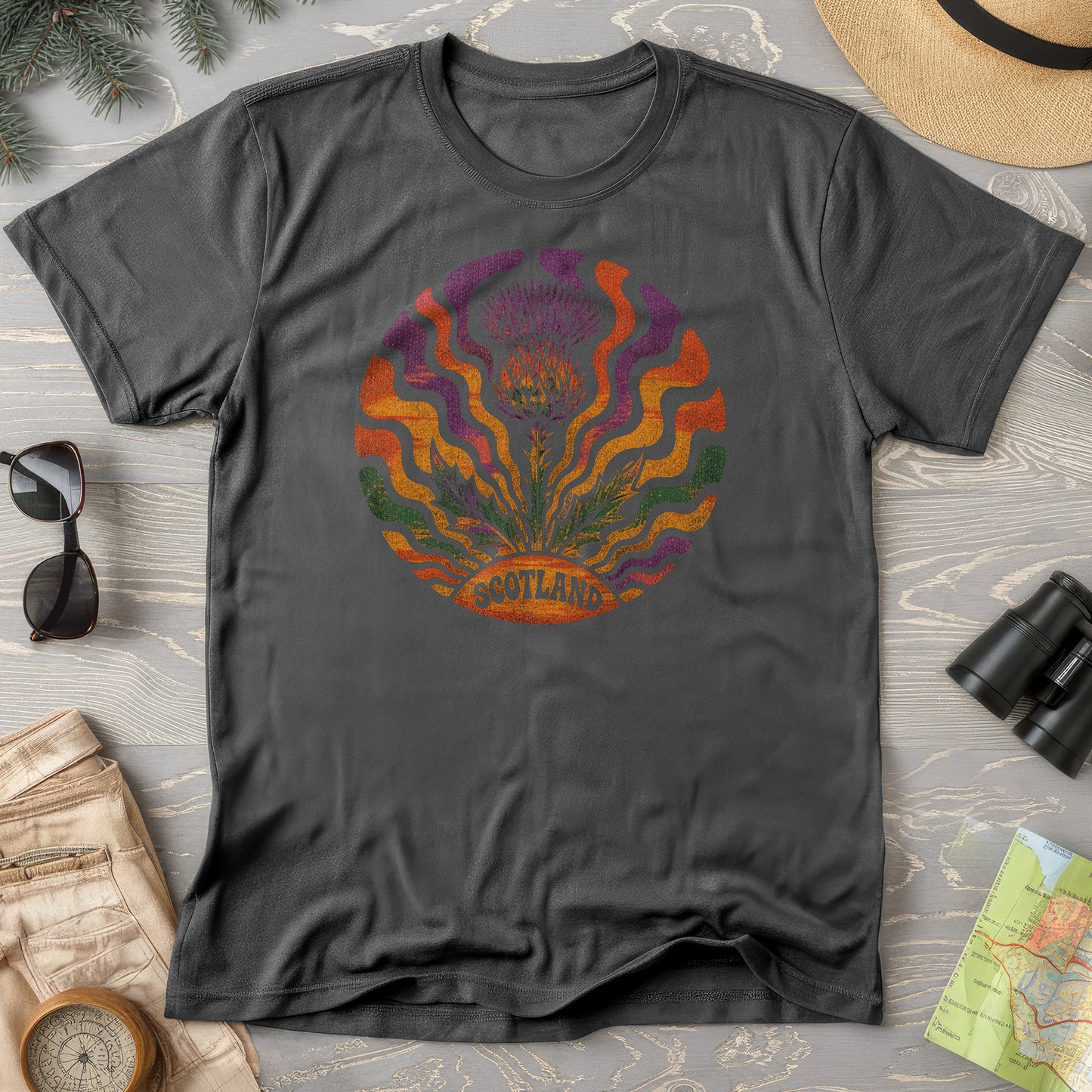 Groovy Scotland Thistle T-Shirt
