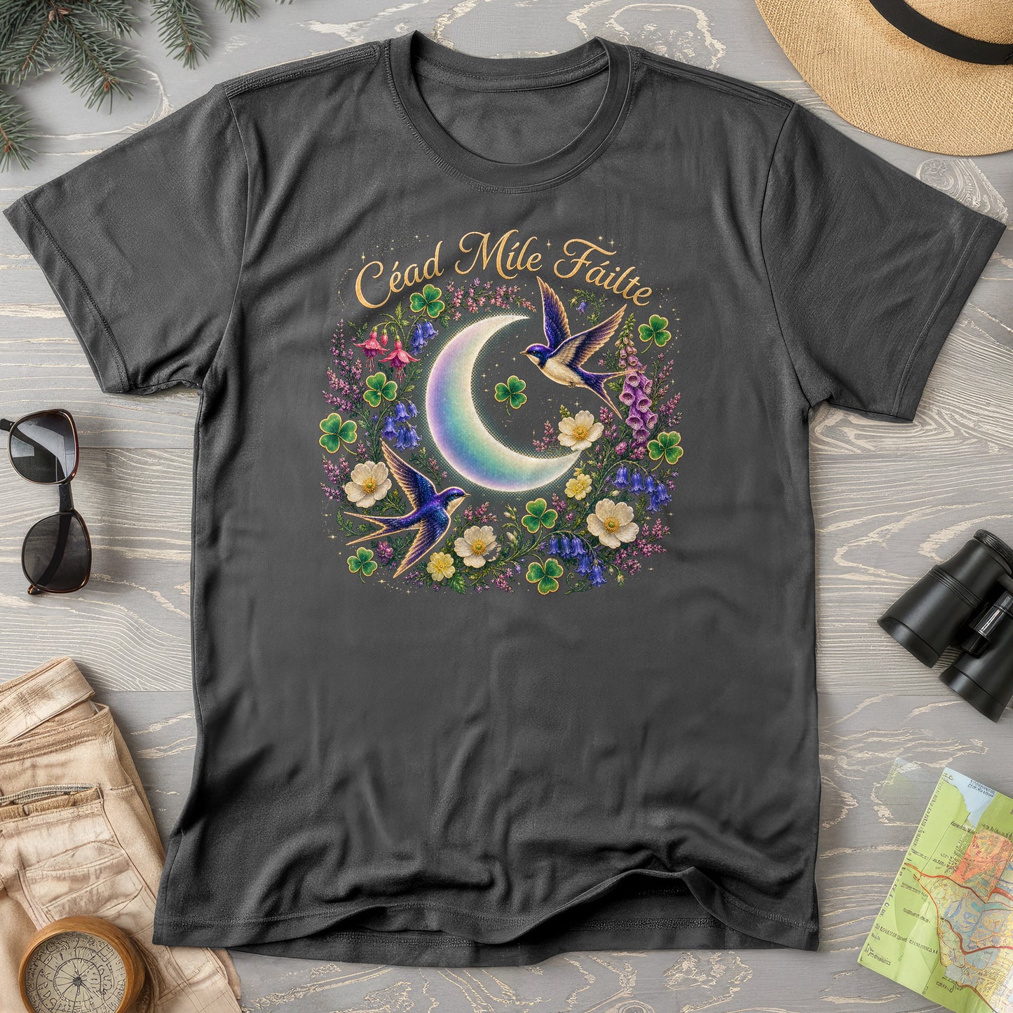 Céad Míle Fáilte Moon T-Shirt