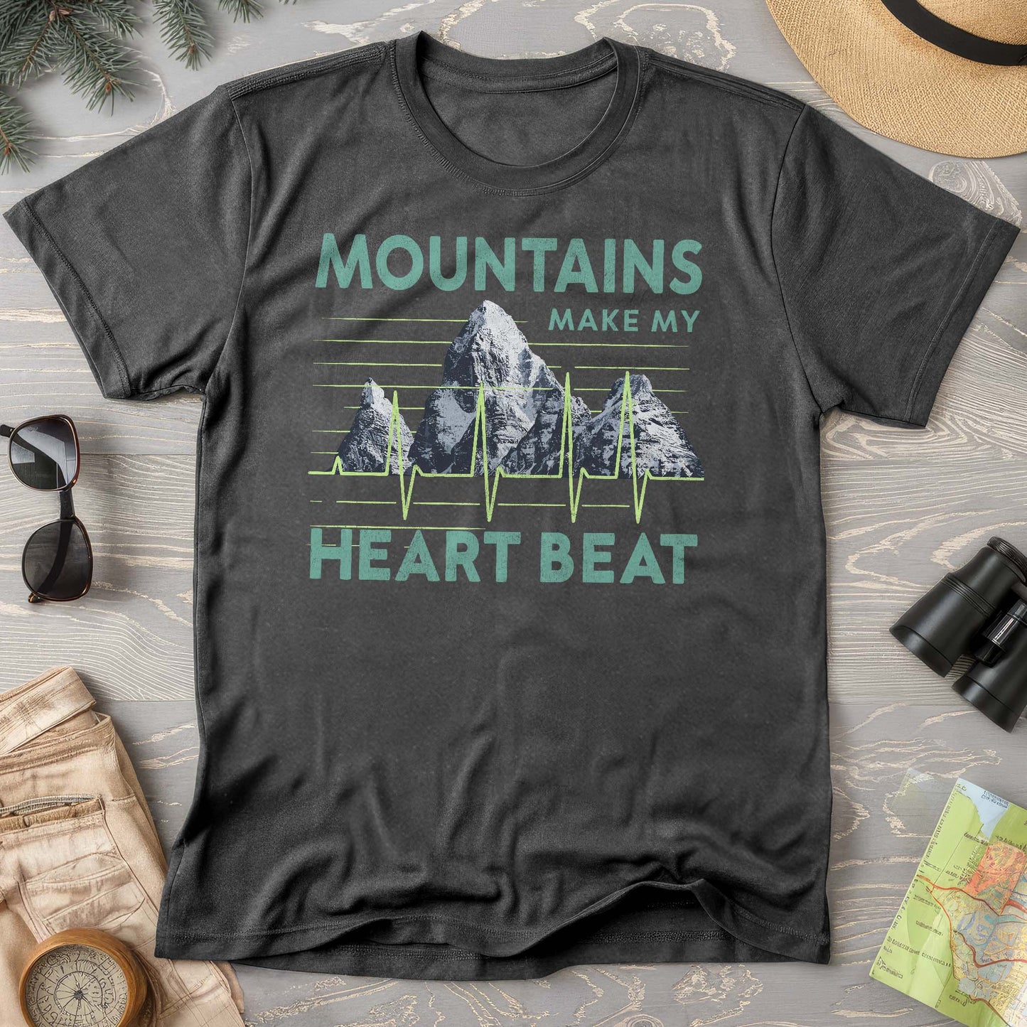Mountain Lover "Heartbeat" Comfort Colors T-Shirt