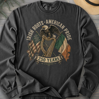 Irish Roots American Pride Long Sleeve Shirt