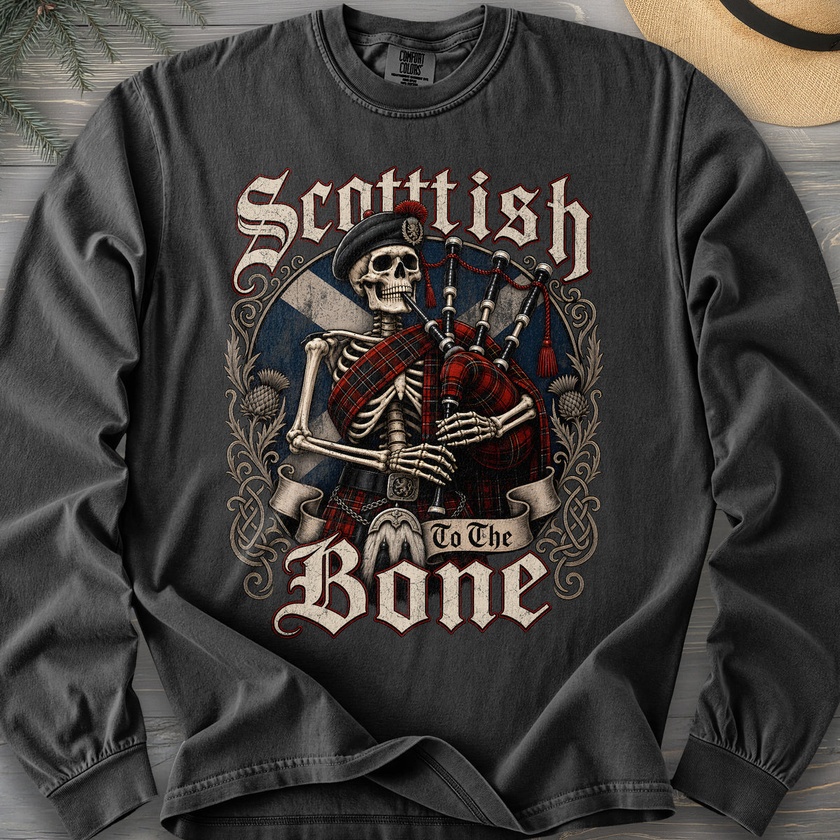 Scottish Boney Piper Long Sleeve Shirt