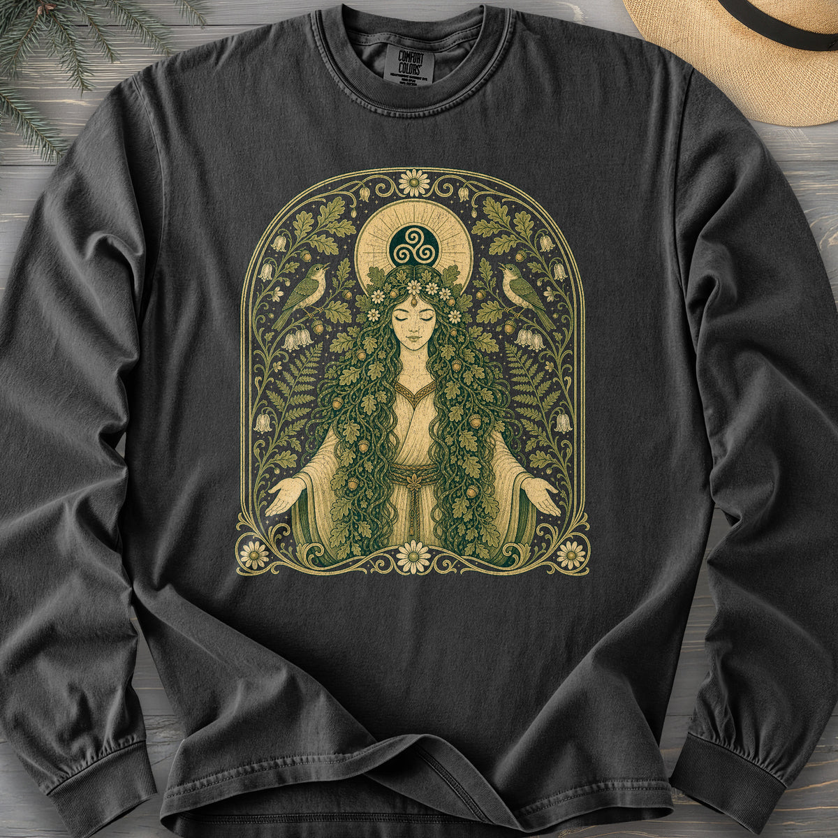 Celtic Goddess Long Sleeve Shirt