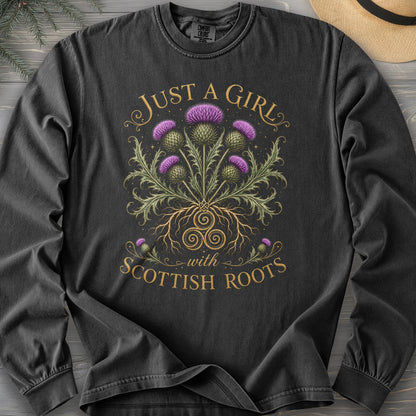 Scottish Roots Girl Long Sleeve Shirt