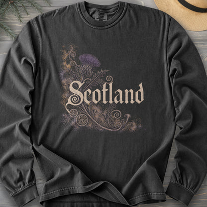 Scotland Ancient Symbols Comfort Colors 6014 Long Sleeve