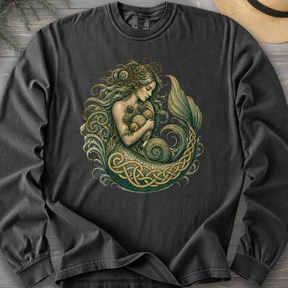 Celtic Mermaid Comfort Colors 6014 Long Sleeve