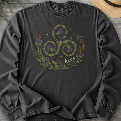 Alba Autumn Triskele Comfort Colors 6014 Long Sleeve