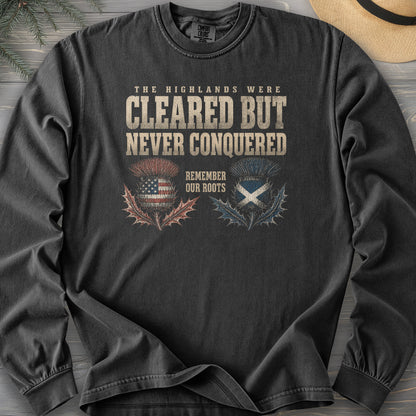 Highlands Were Cleared Comfort Colors 6014 Long Sleeve