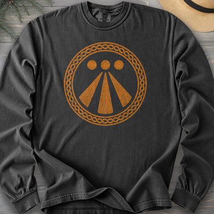 Awen Celtic Knot Comfort Colors 6014 Long Sleeve