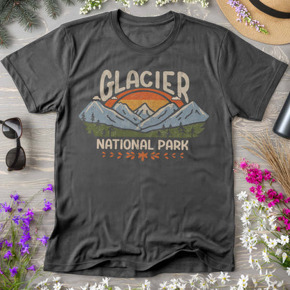 Glacier National Park "Sunny Mountains" Comfort Colors T-Shirt