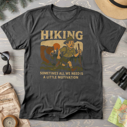 Funny Hiking "Motivation" Comfort Colors T-Shirt