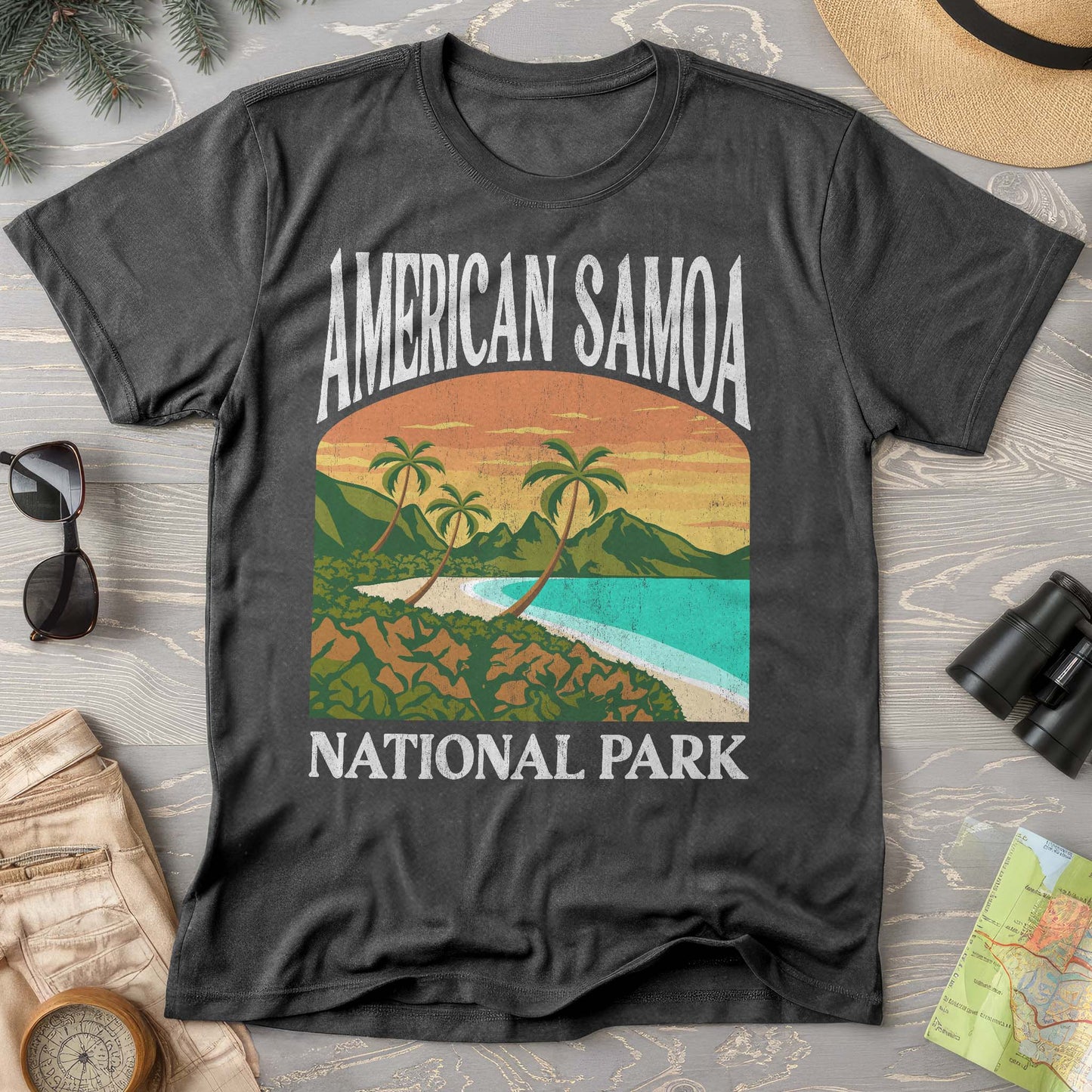 National Park of American Samoa "Big and Bold" Comfort Colors T-Shirt