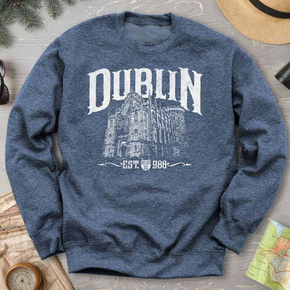 Dublin Ireland Castle Crewneck Sweatshirt