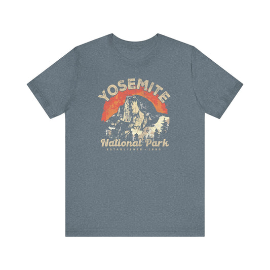 Yosemite Heather Slate Bella Canvas Printify Choice Unisex Jersey Short Sleeve Tee