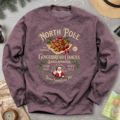 North Pole Gingerbread Cookies Sweatshirt