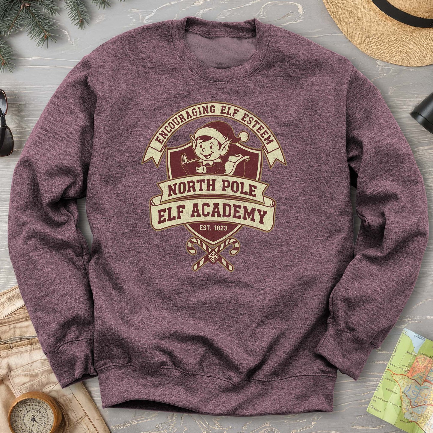 North Pole Elf Academy Sweatshirt