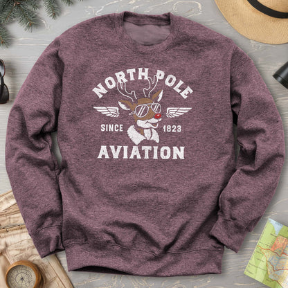 North Pole Aviation Sweatshirt