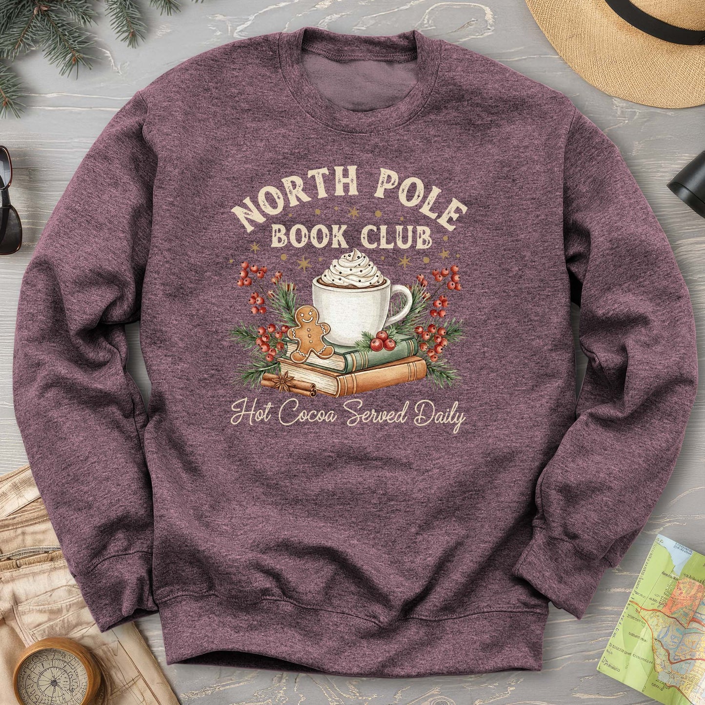North Pole Book Club Sweatshirt