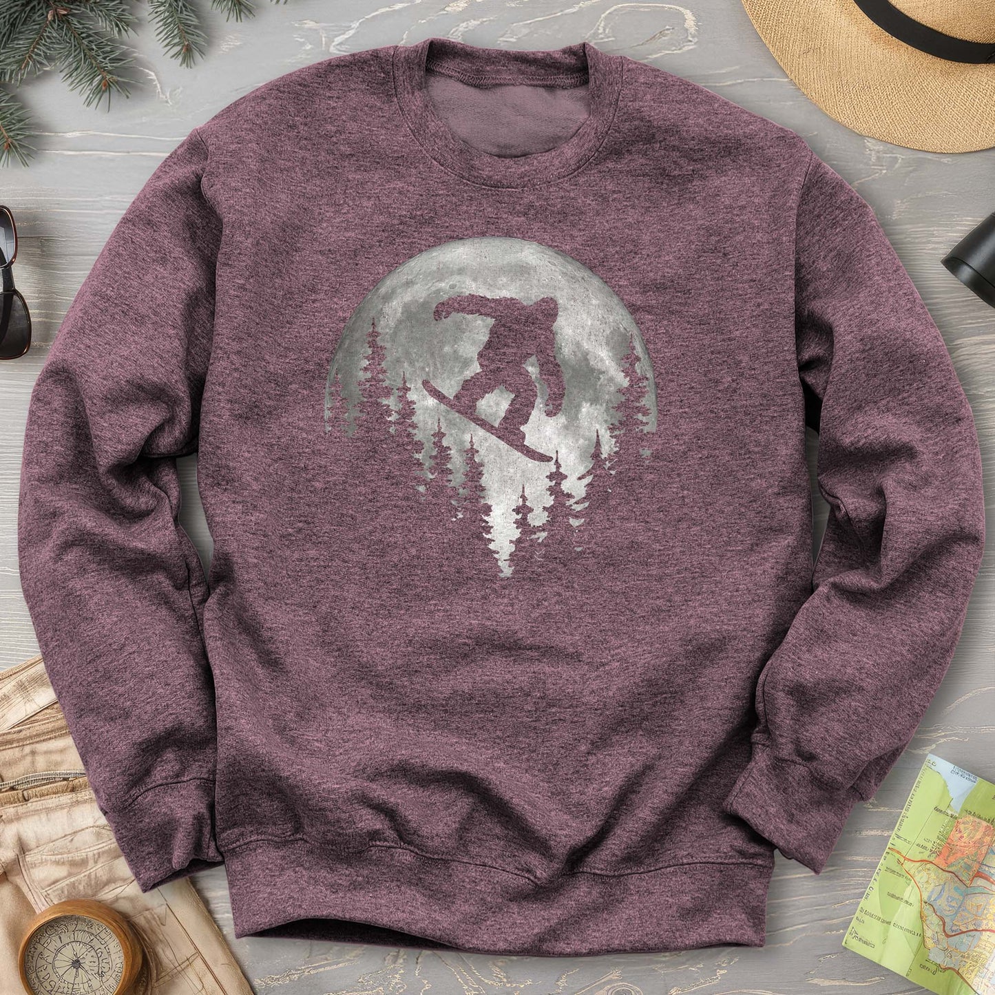 Bigfoot Snowboard Sweatshirt