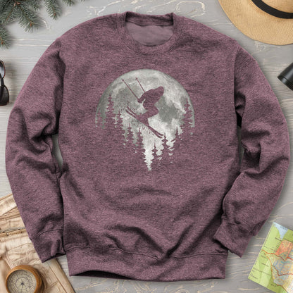 Bigfoot Ski Moon Sweatshirt