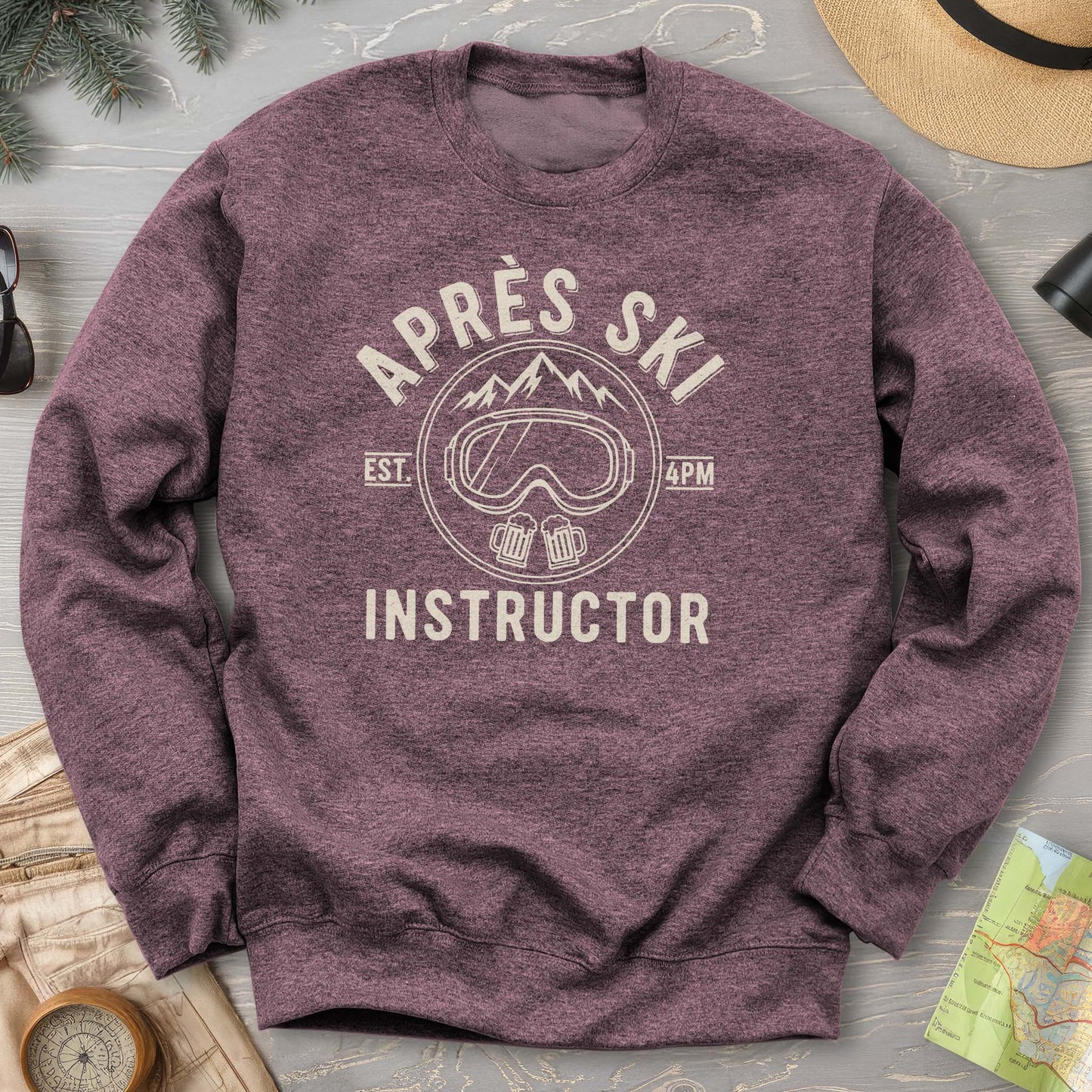Après Ski Instructor "Goggles" Sweatshirt