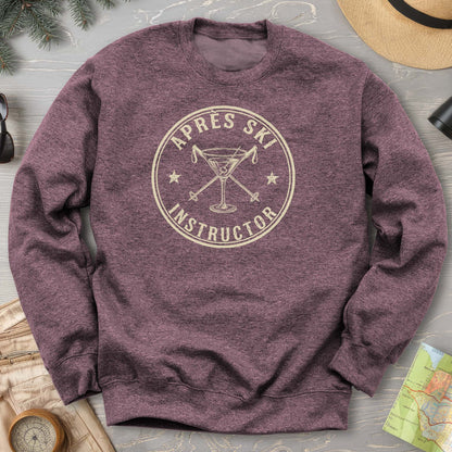 Après Ski Instructor "Vintage Badge" Sweatshirt