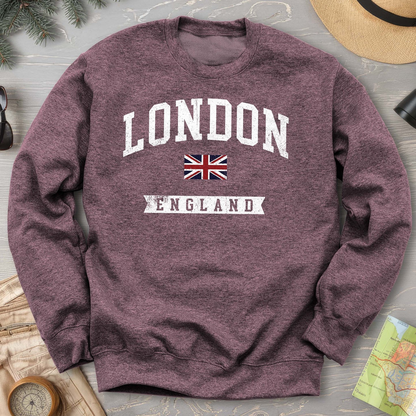 London Varsity Flag Sweatshirt