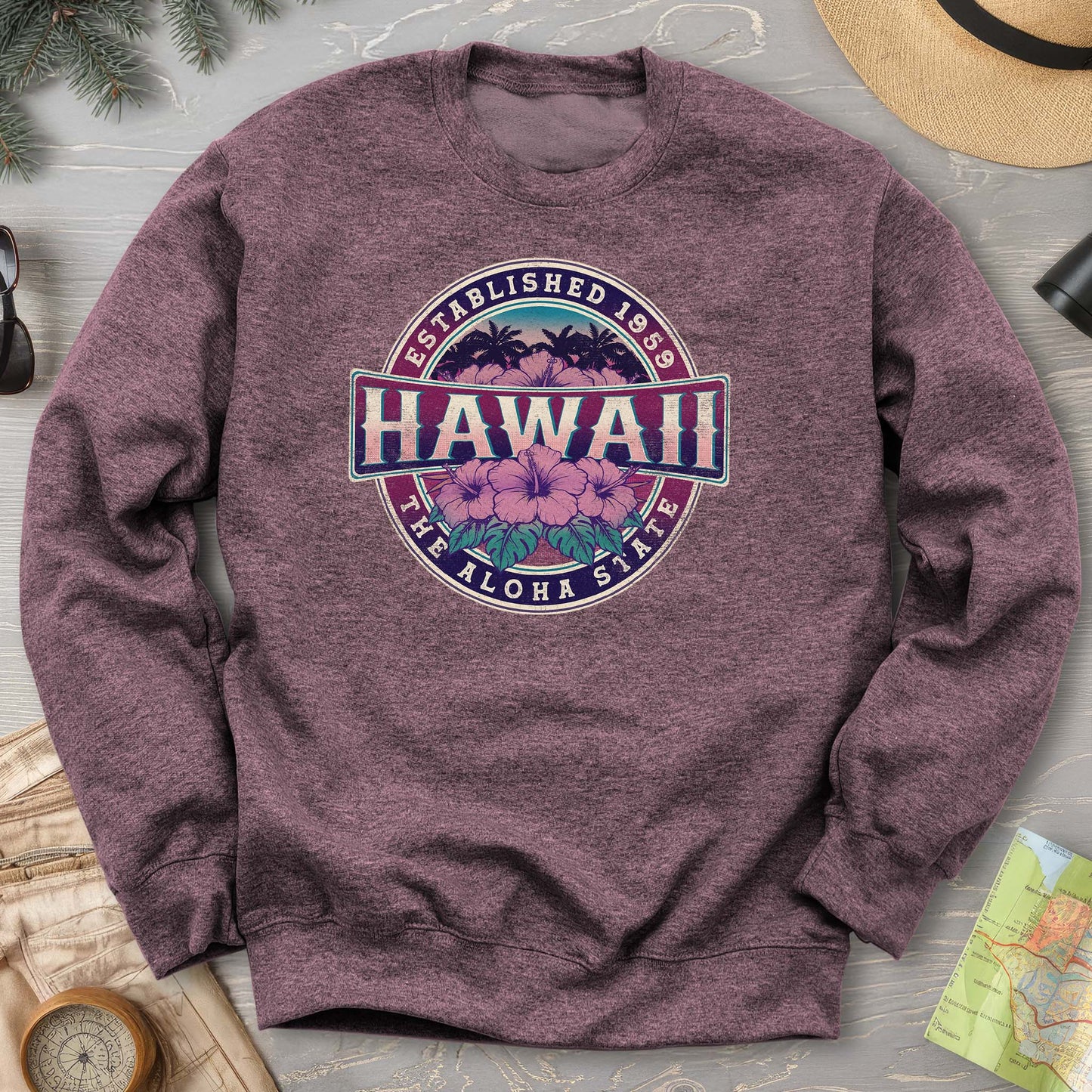 Hawaii Badge Sweatshirt