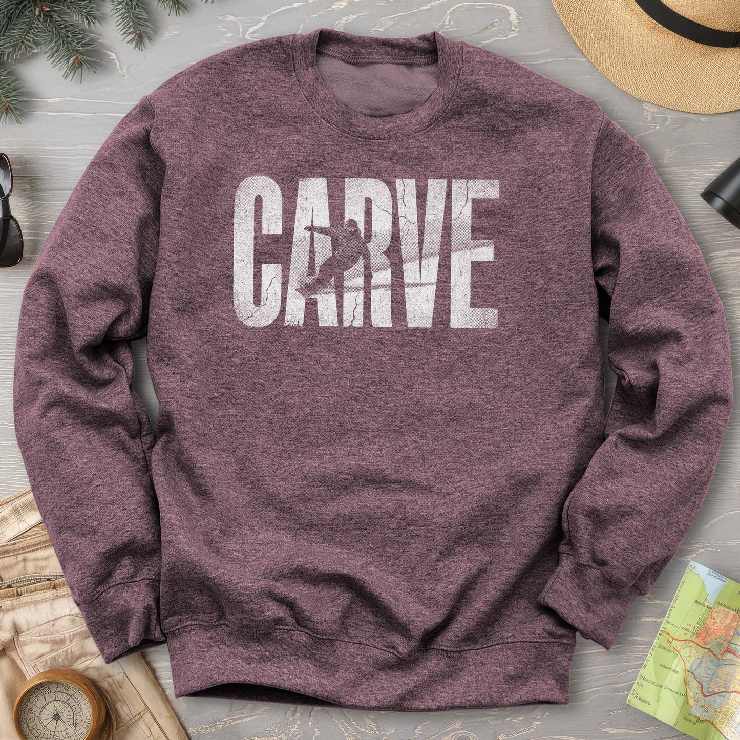 Carve Snowboard Sweatshirt