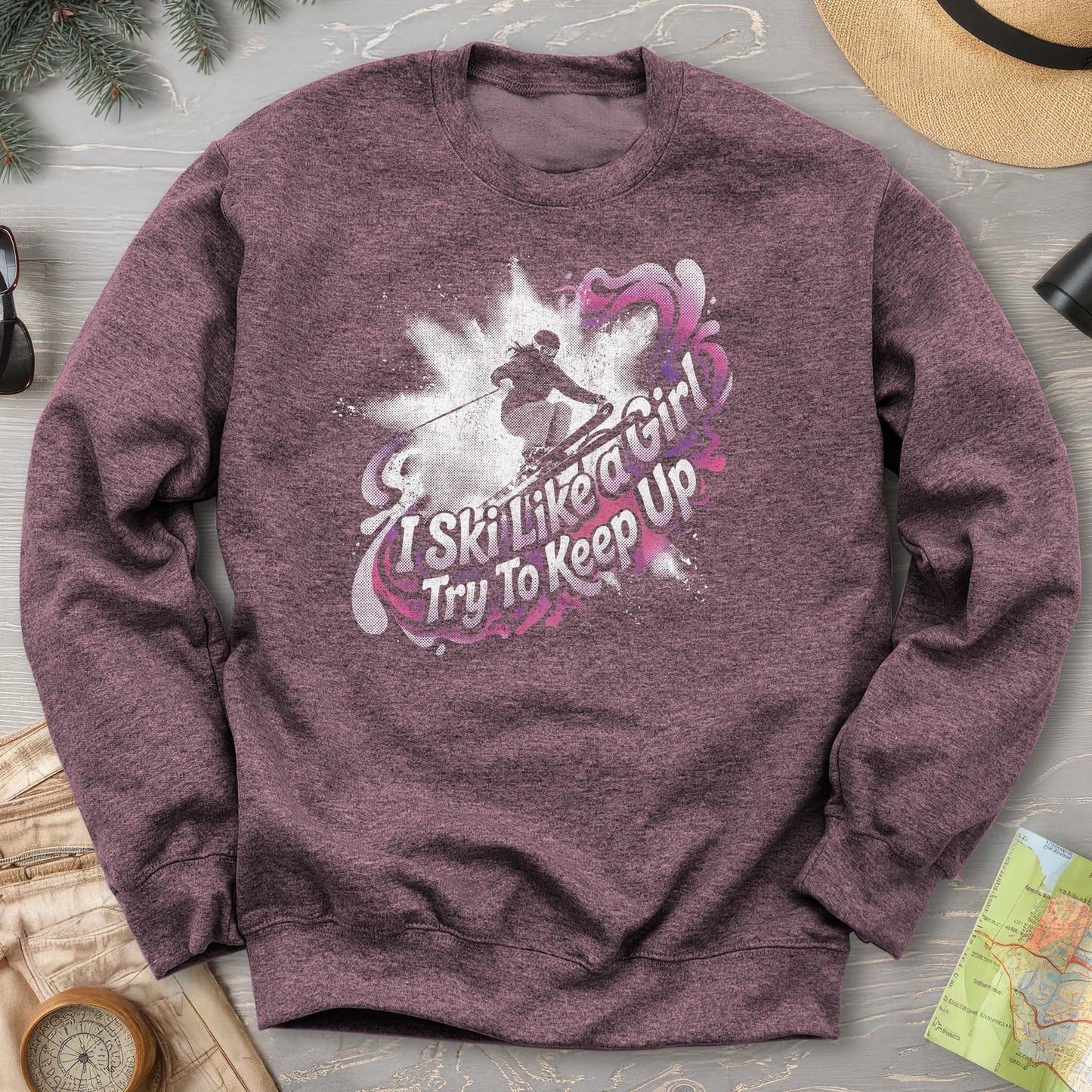 Ski Like a Girl Sweatshirt