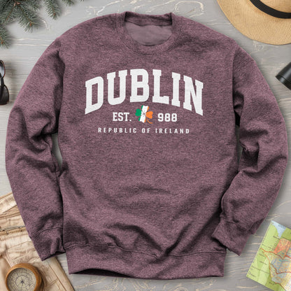 Dublin Varsity Flag Sweatshirt