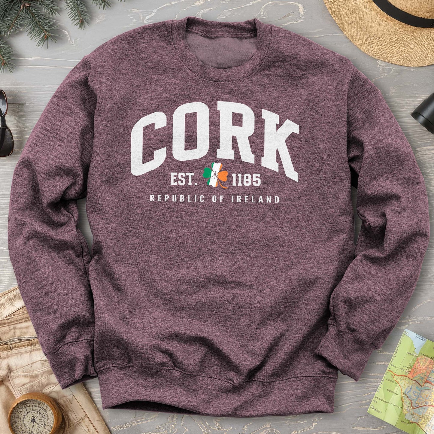 Cork Varsity Flag Sweatshirt