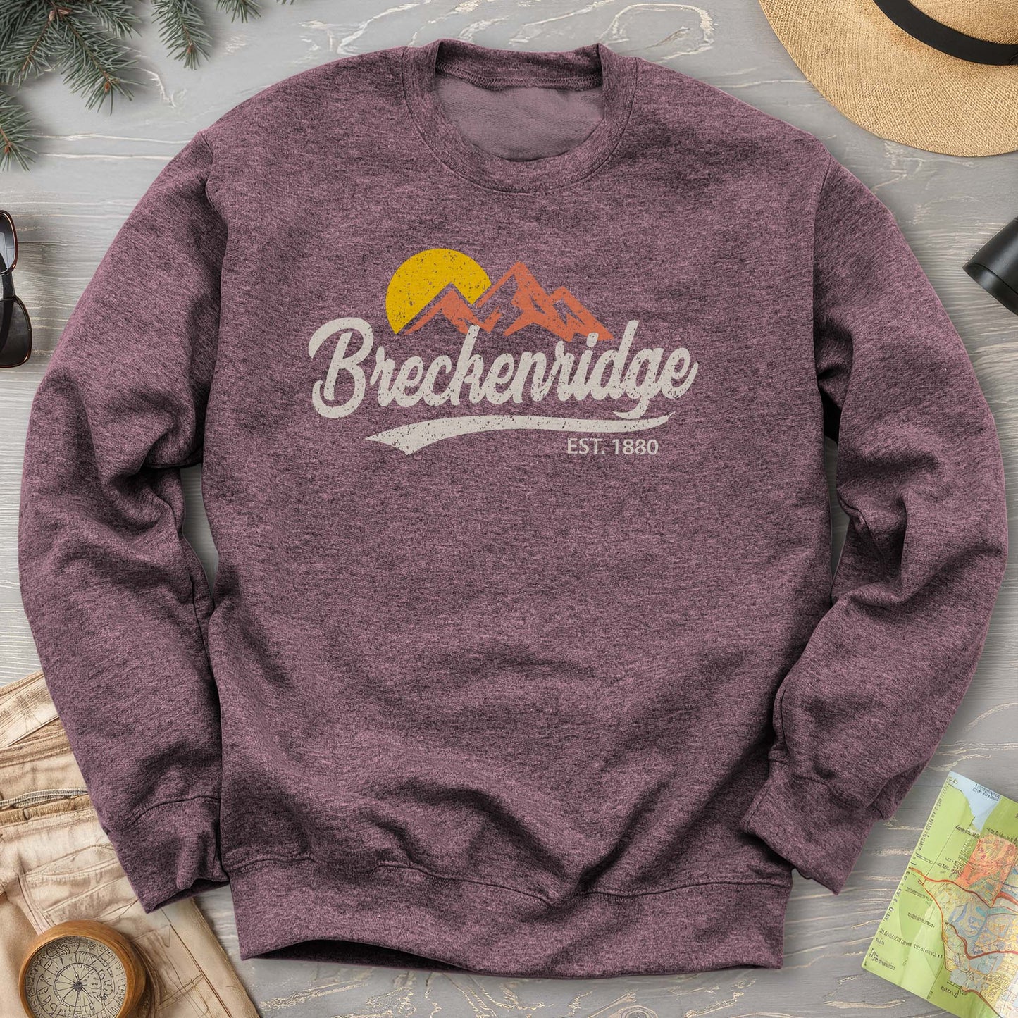 Breckenridge Vintage Script Sweatshirt