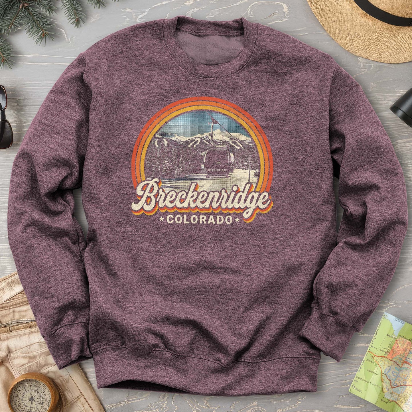 Breckenridge Retro Gondola Sweatshirt
