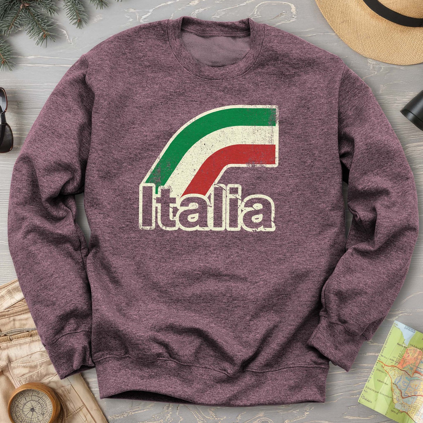 Italia Stripes Sweatshirt