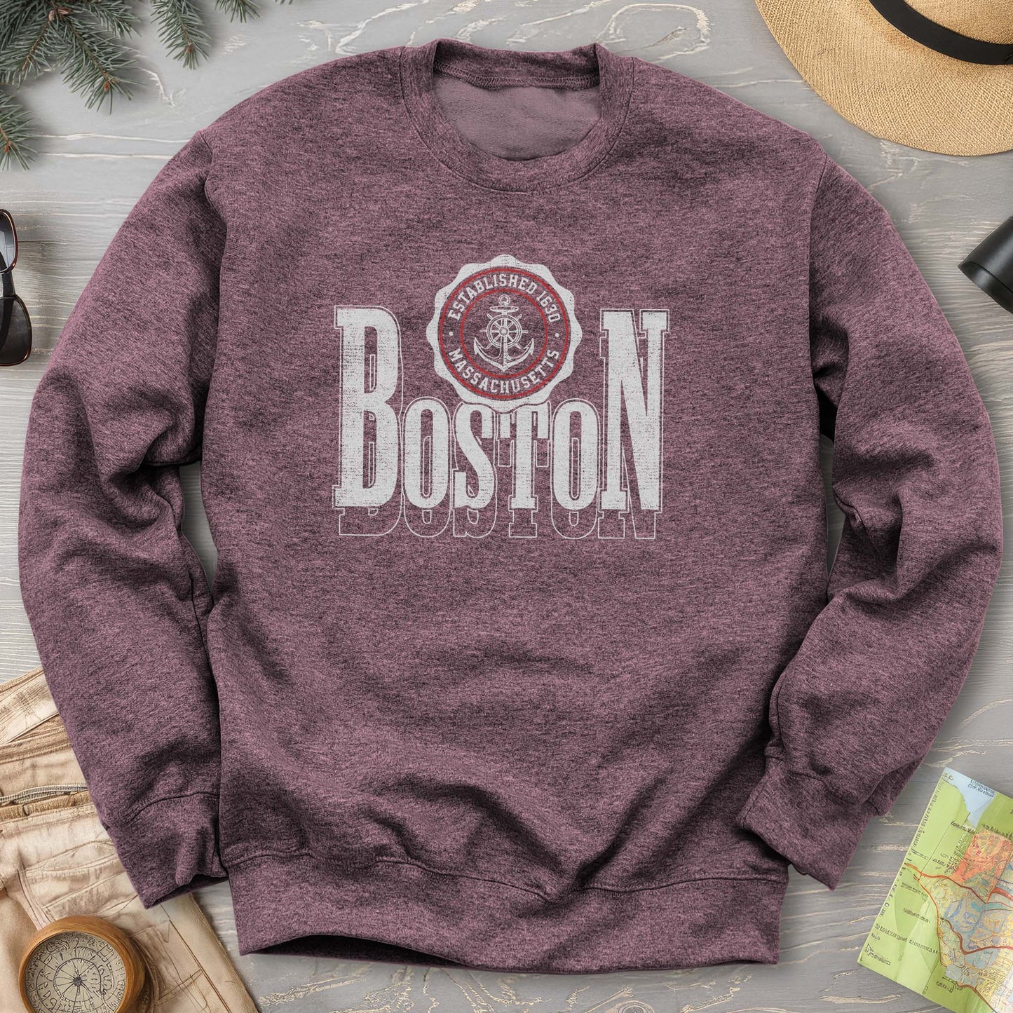 Boston Scoop Sweatshirt