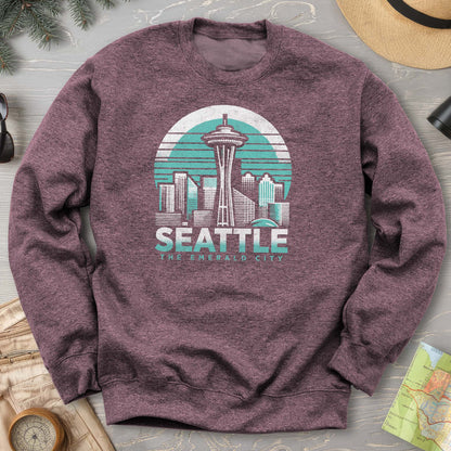 Seattle Retro Needle Sweatshirt
