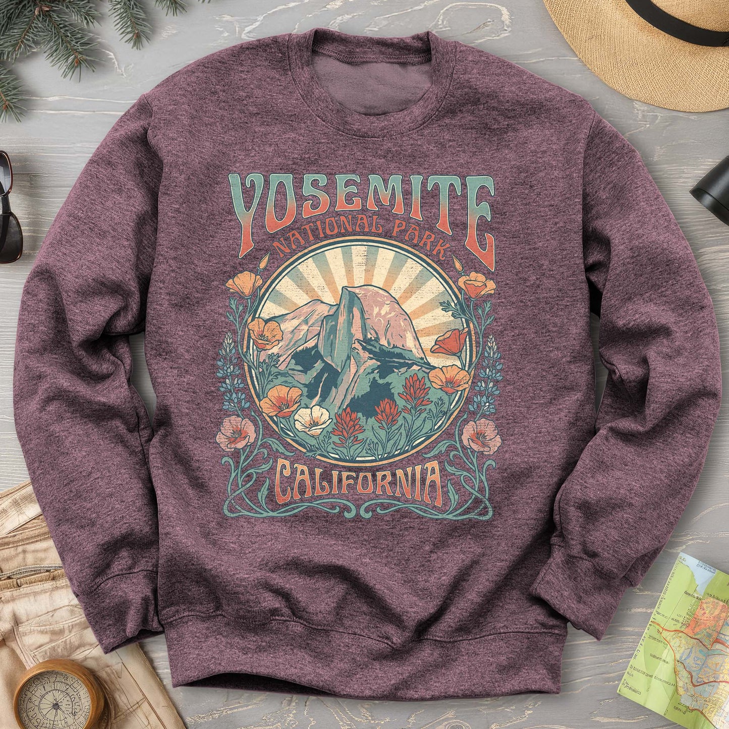Yosemite Flower Power Sweatshirt