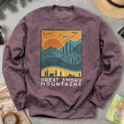 Smoky Mountains Scandi Sweatshirt