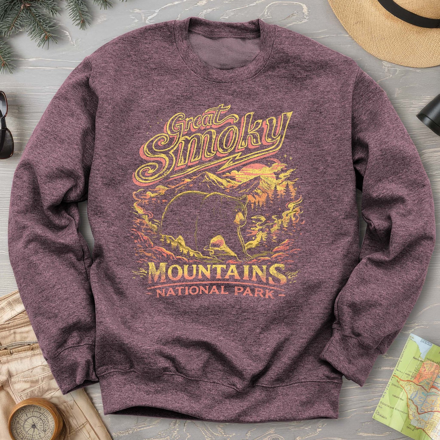 Smoky Mountains 80's Blast Sweatshirt