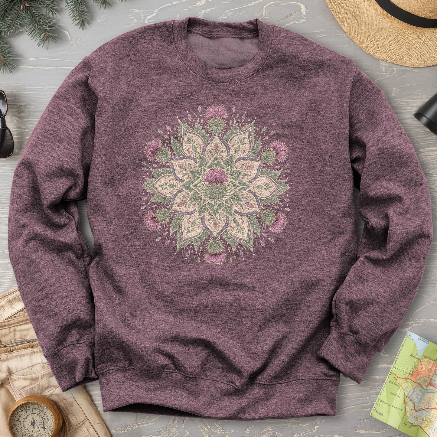 Thistle Mandala Sweatshirt
