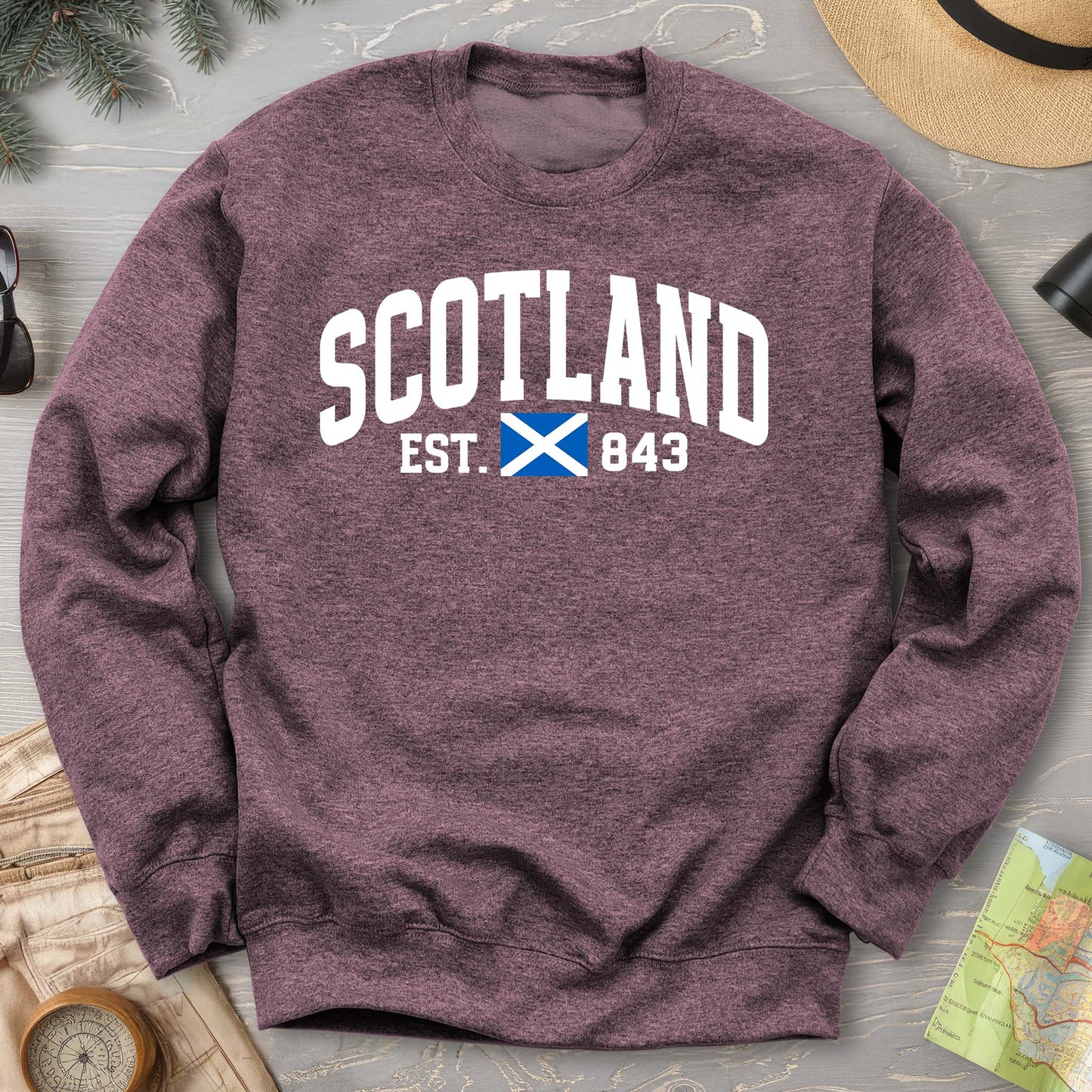 Scotland Varsity Flag Sweatshirt