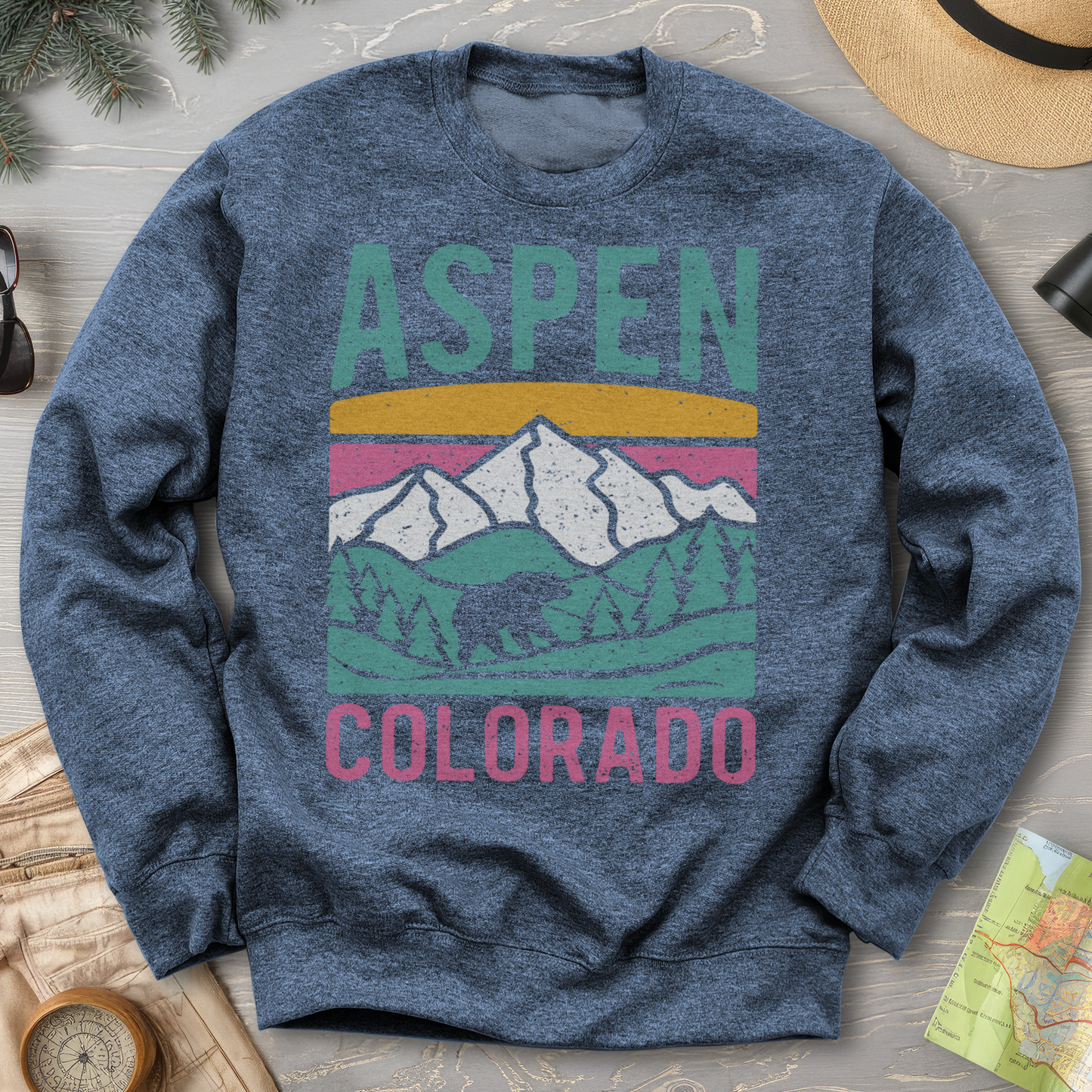 Aspen Colorado Bear Sweatshirt