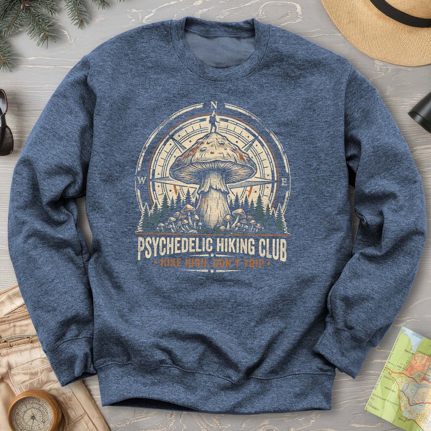 Psychedelic Hiking Club Sweatshirt