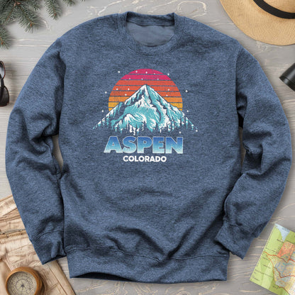 Aspen "80's Vintage Sunset" Sweatshirt