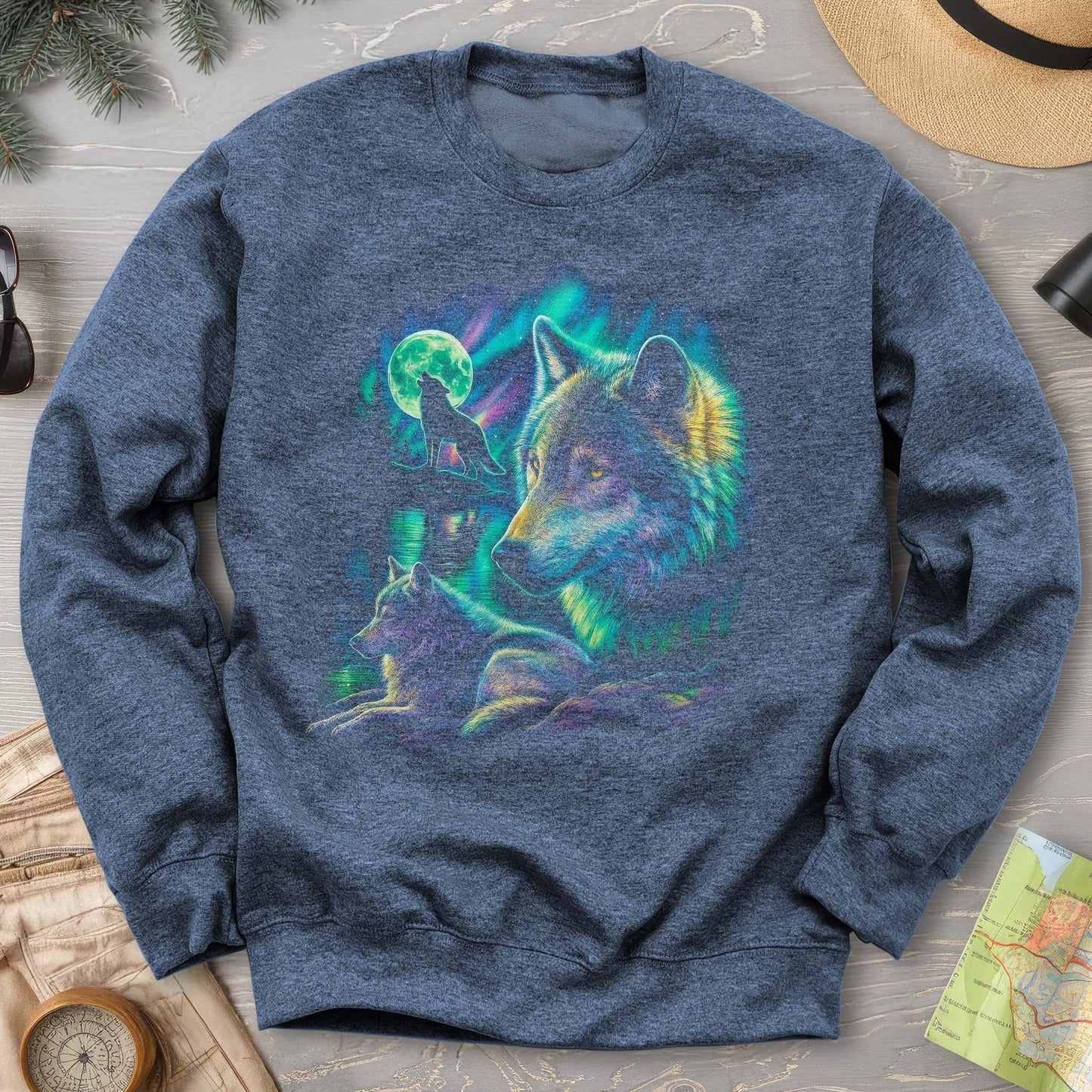 Wolves in the Night Sweatshirt