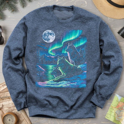 Northern Lights "Night Wolves" Sweatshirt