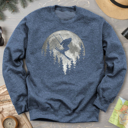 Bigfoot Ski Moon Sweatshirt