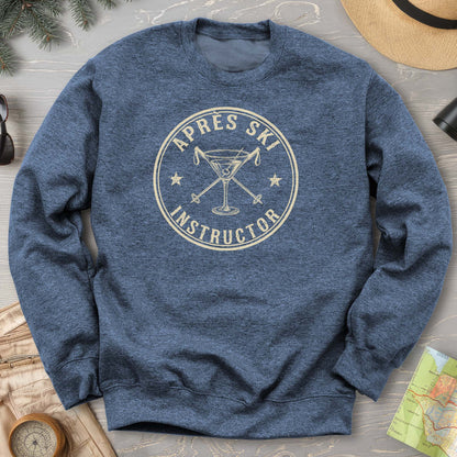 Après Ski Instructor "Vintage Badge" Sweatshirt