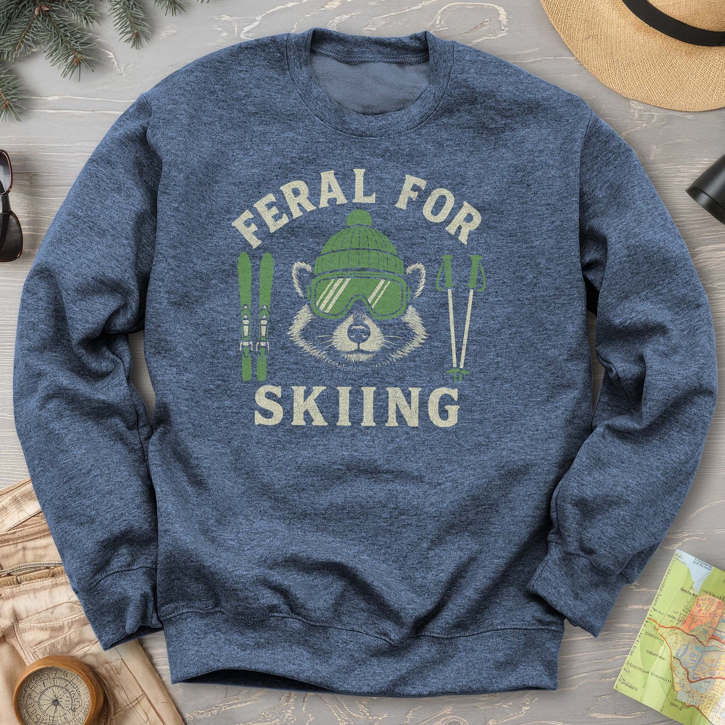 Feral for Skiing Sweatshirt