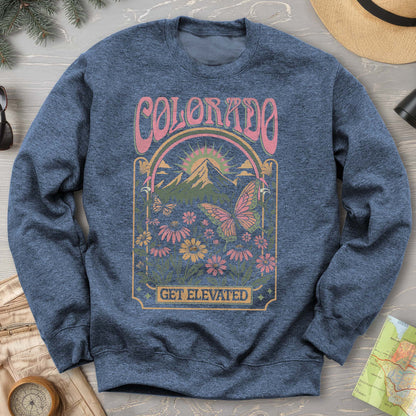 Colorado Get Elevated Butterfly Sweatshirt